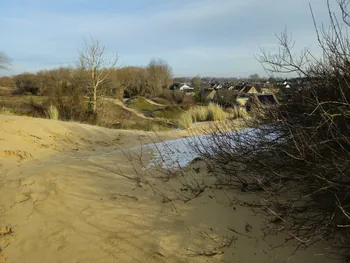 Oostnieuwkerke duinen wandeling in de koude (België)